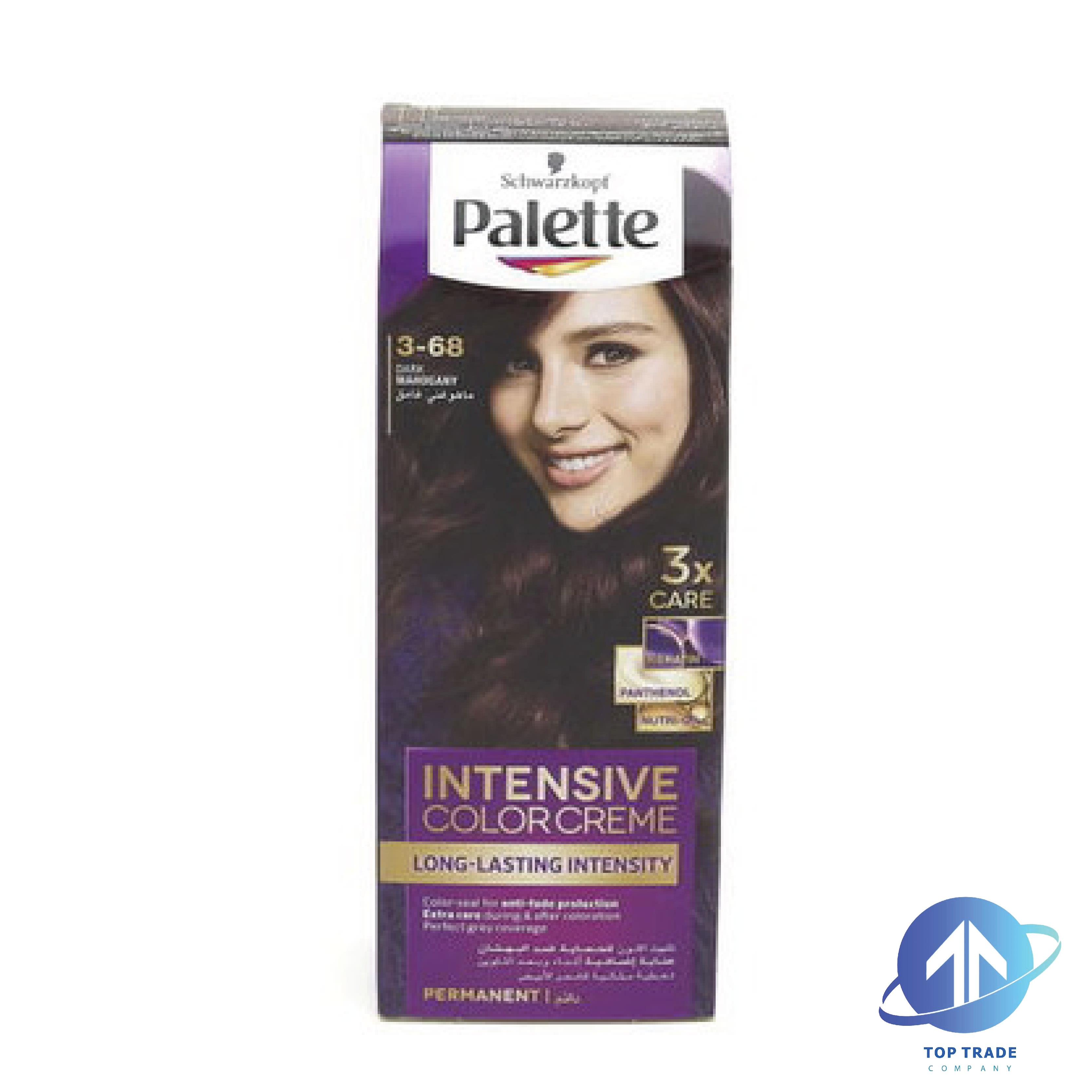 Palette Intensive Color Cream hair color 3-68 dark mahogany